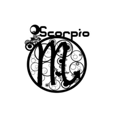 Zodiac Scorpion Design Water Transfer Temporary Tattoo(fake Tattoo) Stickers NO.11759
